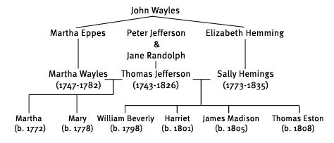 test that happened in thomas jeffersons family that impacted in|jefferson's blood test results.